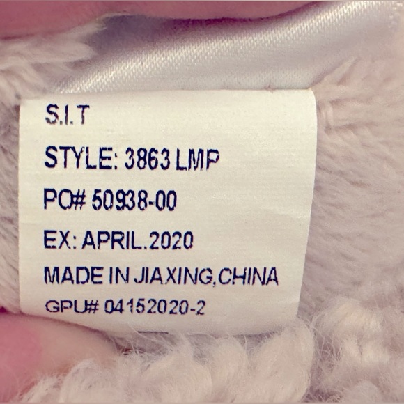 AMERICAN WIDGEON Kids Cozy Sherpa Vest - DUSTY PINK size 6 - Picture 7 of 7